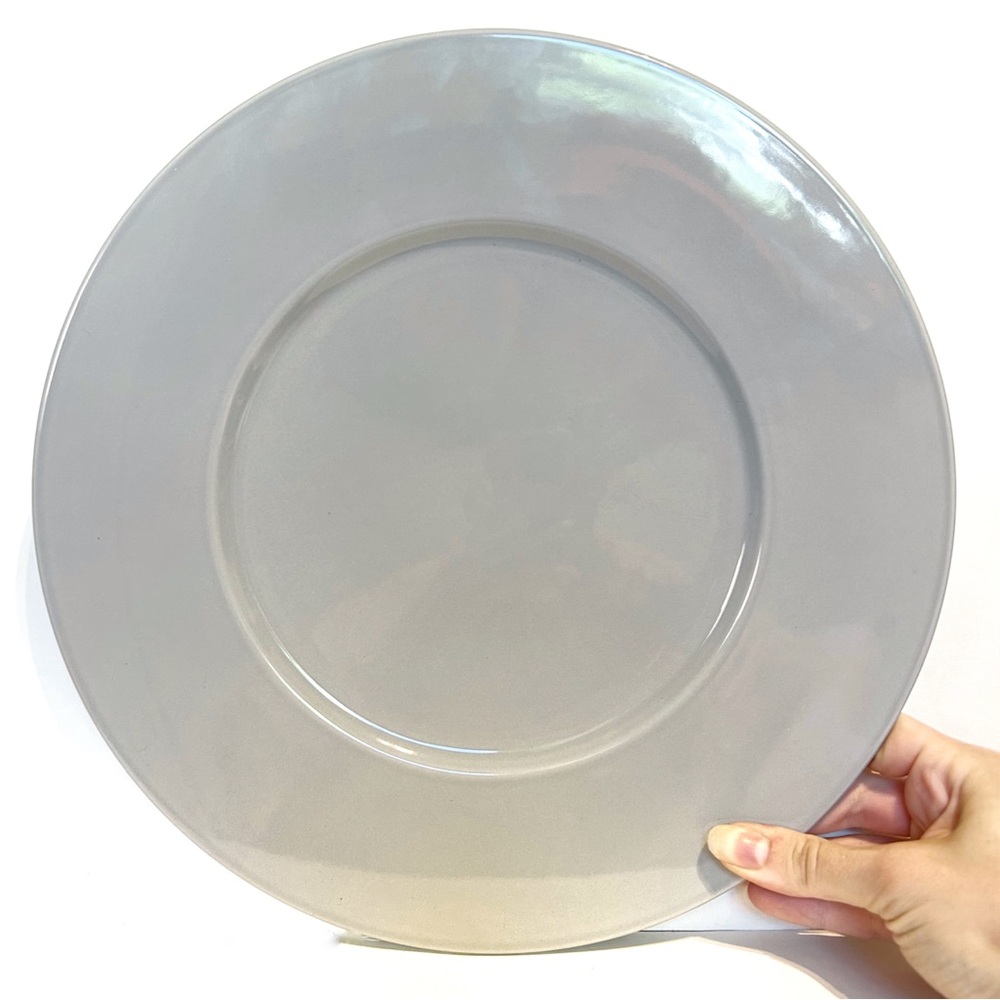 Mikasa Ceramic Serving Plate Tray CA701 Slate Grey Made in Japan Platter Charger